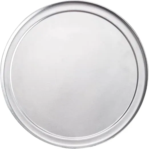 16" American Metalcraft Wide Rim Aluminum Tapered Pizza Pans