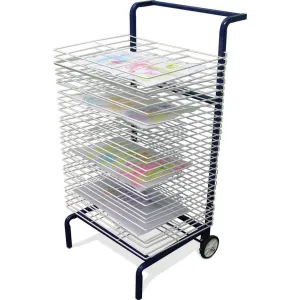 30-Shelf Mobile Drying Rack