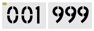 8" 3-Digit Number Kit (100-pc) 100-199, 200-299, etc.