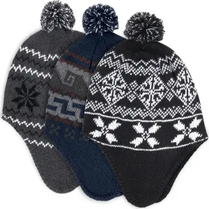 Adult Knit Winter Hats – 3 Prints