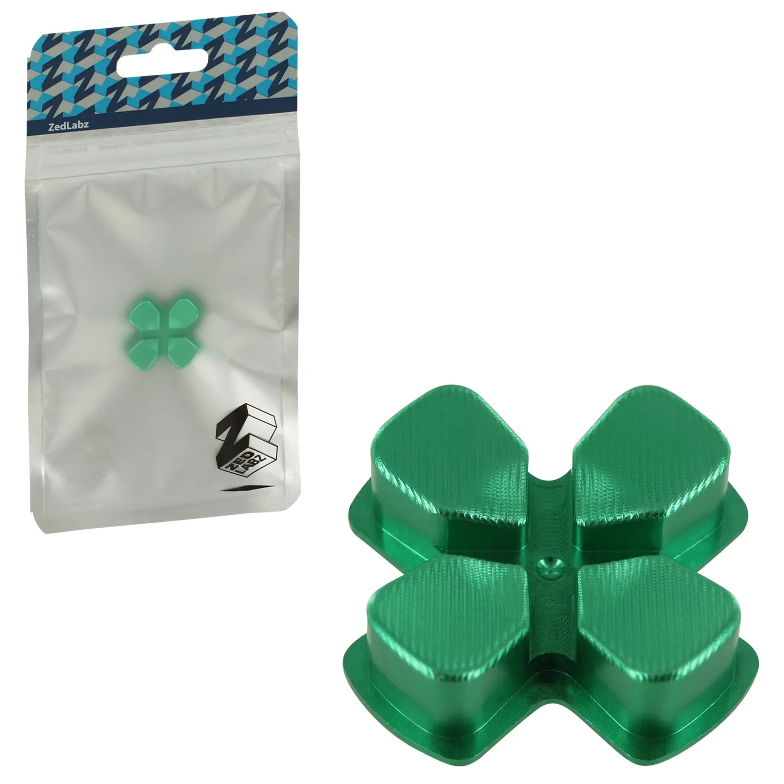 Aluminium Metal D-Pad For Sony PS4 Controllers - Green | ZedLabz