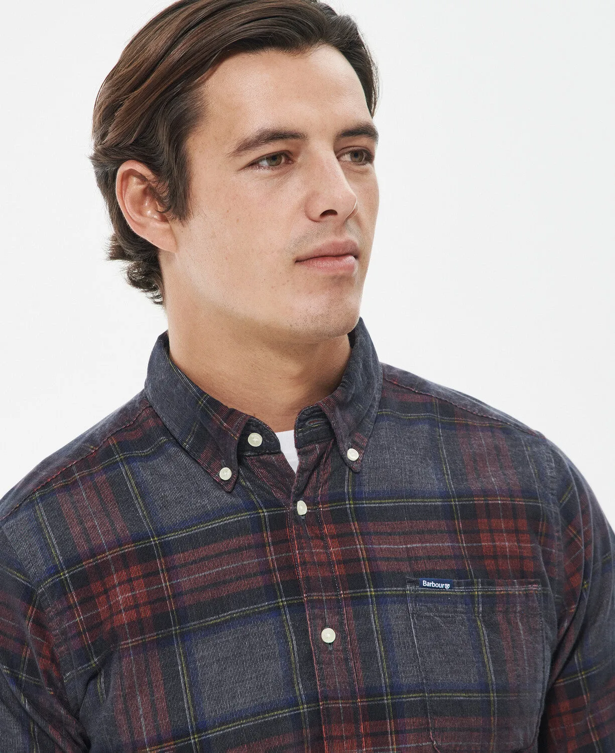 Barbour Mens Southfield shirt - Grey marl or blue