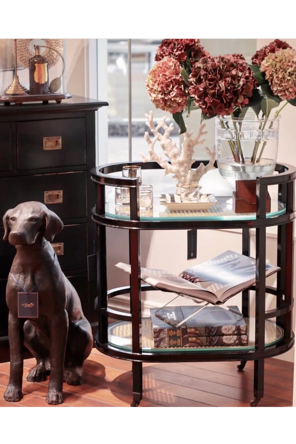 Black Bar Cart | Eichholtz Bahamas