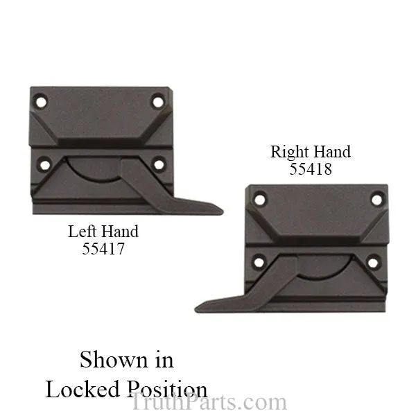 Casement Window Sash Lock, 4 Screw holes, 2-3/8 inch, Right Hand