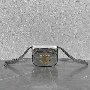 CE Teen Triomphe Bag Silver For Women 7in/19cm