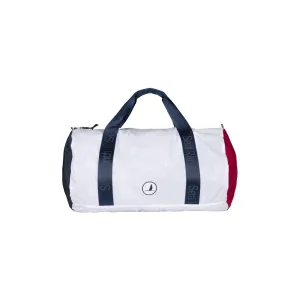 Checked Ripstop Bag - White