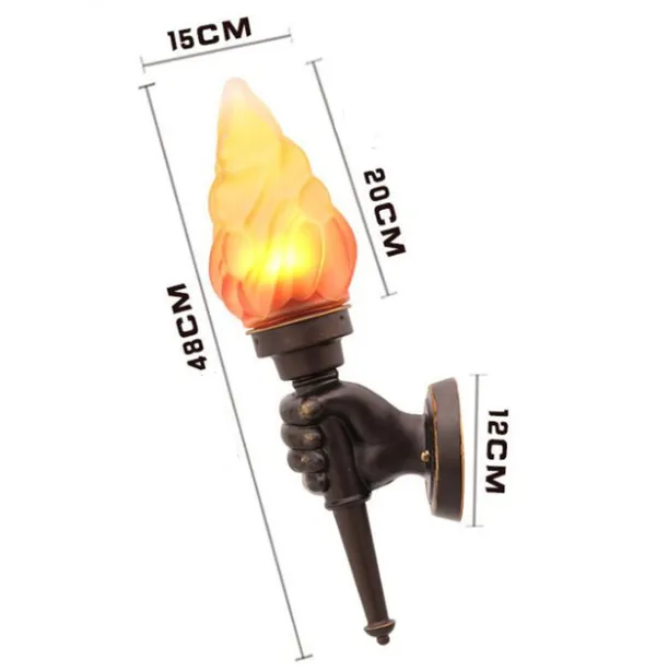 Creative Torchbearer Wall Lamp