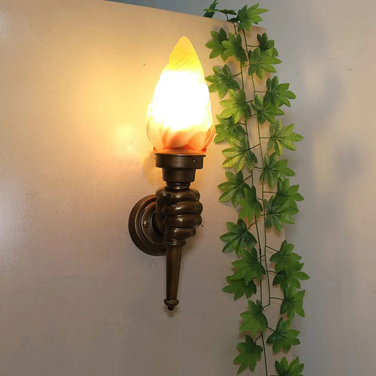 Creative Torchbearer Wall Lamp