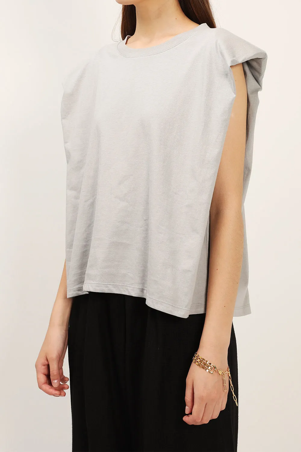 Elena Padded Shoulder T-shirt