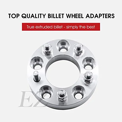 EZAccessory 2 Billet Wheel Adapters 5x4.5 to 5x4.75 (5x114.3 to 5x120.7) Thickness 1.5 Inch