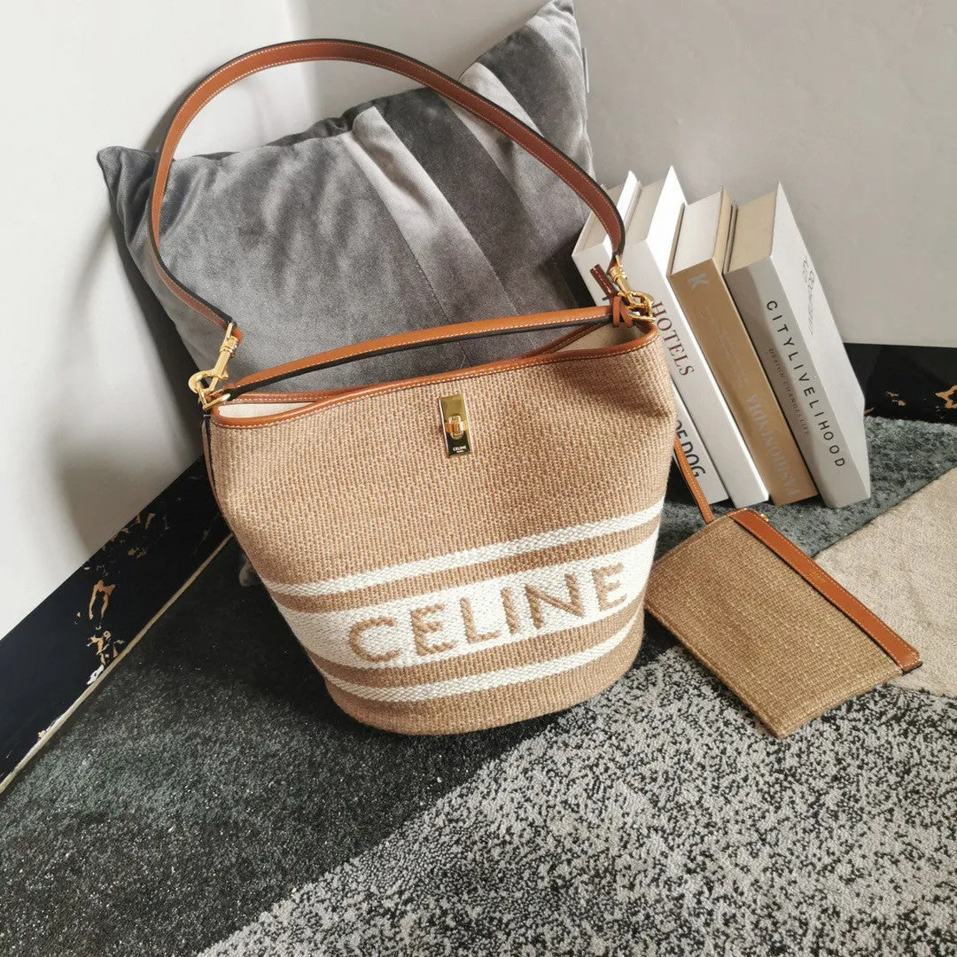 FI x Celine Womens 16 Bucket Bag For Woman 23cm/9in