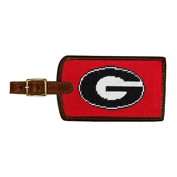 Georgia G Needlepoint Luggage Tag