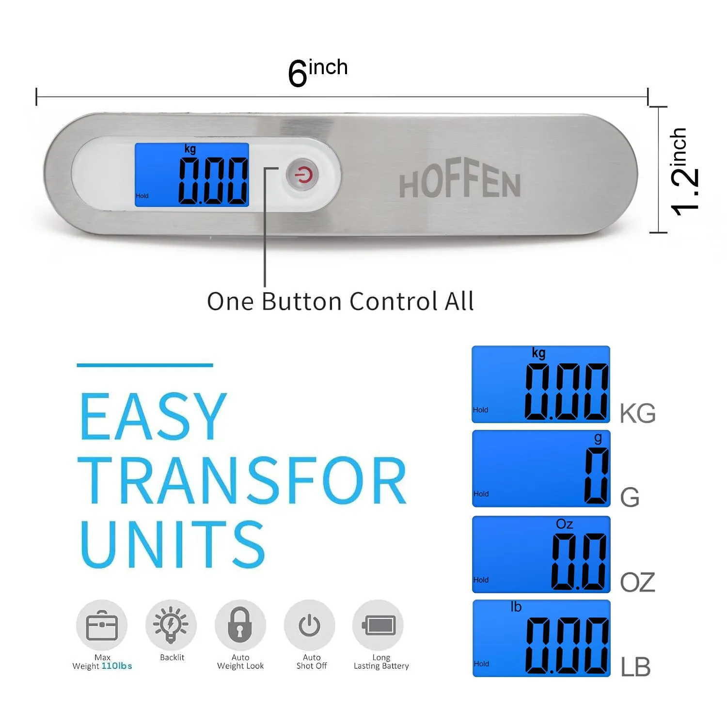 Hoffen Luggage Domestic Use Weight  Weighing Machine 50 kg