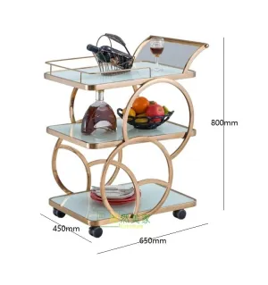 Kitchen Trolley Cart / 80cm(31") Handle High / Food Bar Cart