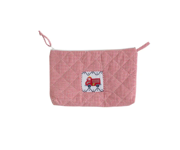 Little English Quilted Cosmetic Bag - boys