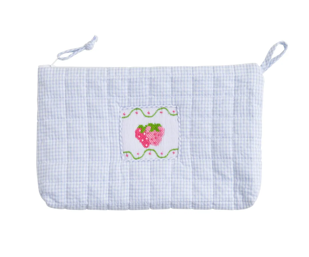 Little English Quilted Cosmetic Bag - girls