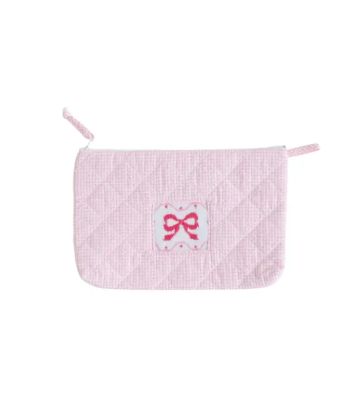 Little English Quilted Cosmetic Bag - girls