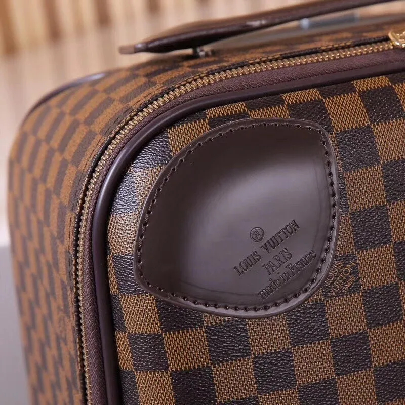 LV Exqusite Travelling LuGucciage Damier Ebene Canvas Unisex, Travel LuGucciages 20in/50cm LV