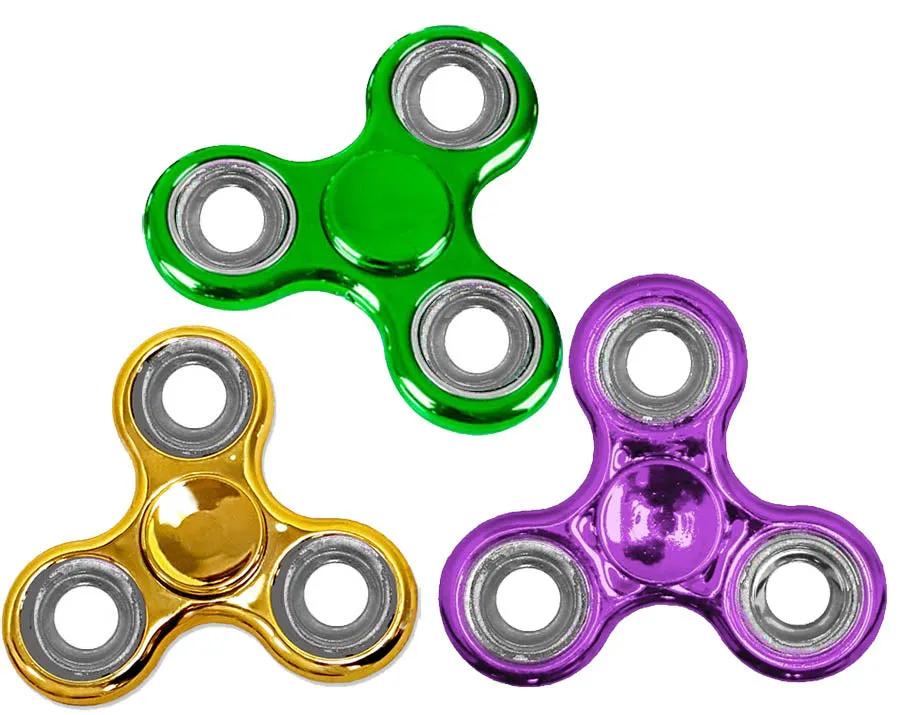 Metallic Fidget Spinner (6/unit), #88946, A-17