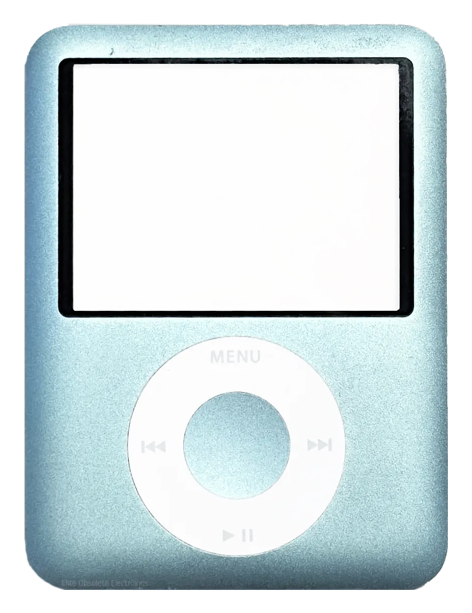 Original Light Blue Faceplate & Click Wheel for Apple iPod Nano 3rd Generation Used