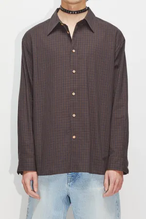 Oversized Checked Shirt