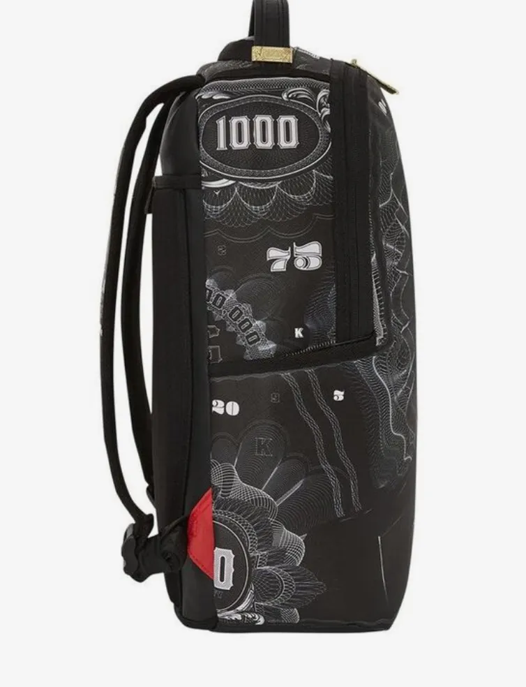 Sprayground Backpack -  Godfather Money DLXV - Black - B6805