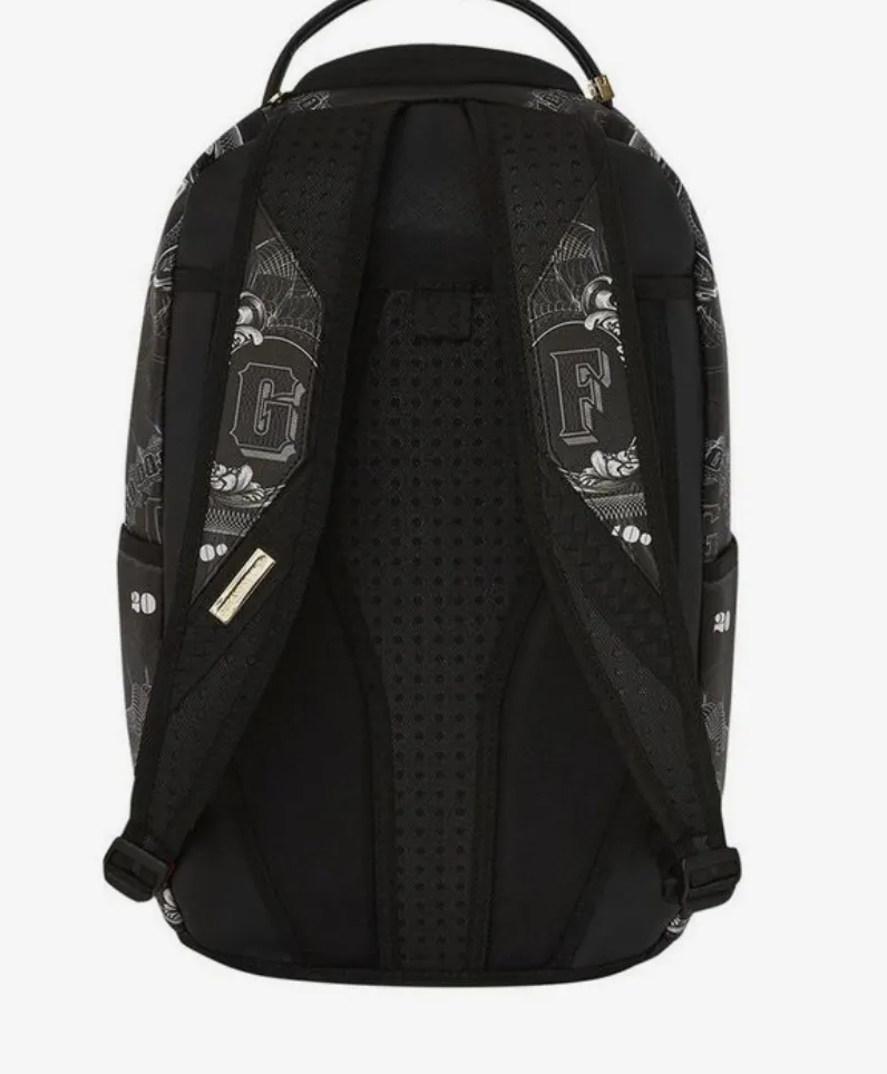 Sprayground Backpack -  Godfather Money DLXV - Black - B6805