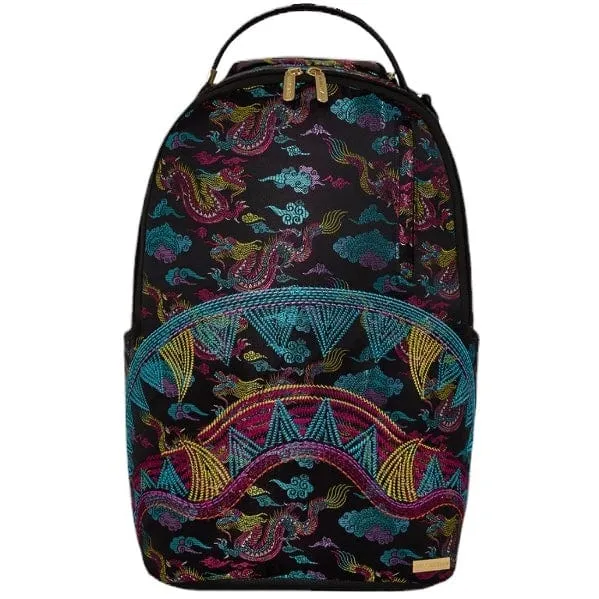 Sprayground Embroidered Dragons DLX Backpack