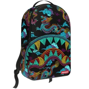 Sprayground Embroidered Dragons DLX Backpack