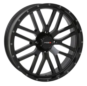 ST3 WHEEL 22X7 4 2.5 ( 10MM) 4/156 4 MATTE BLACK