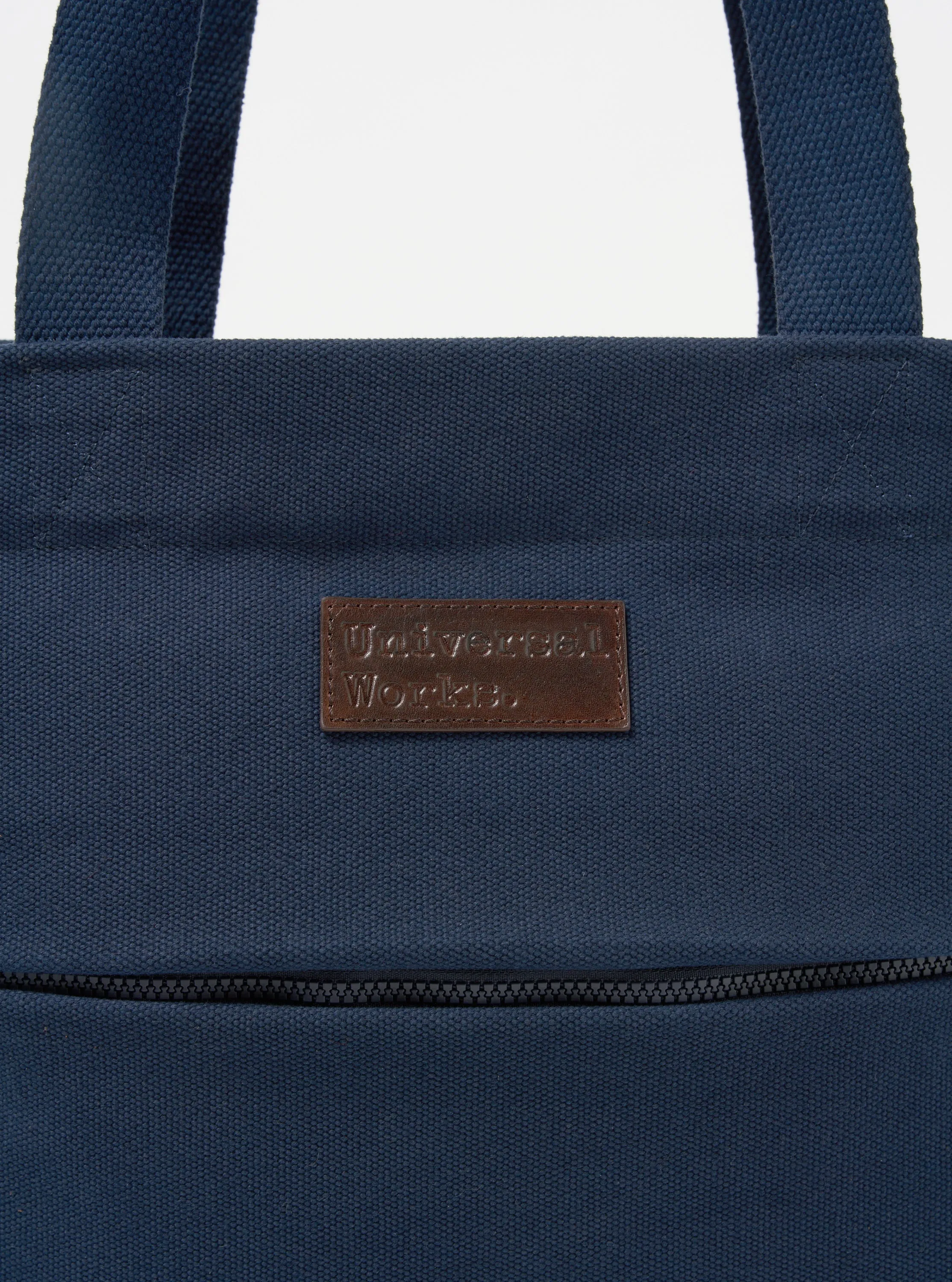 Universal Works Tote Bag in Navy Canvas