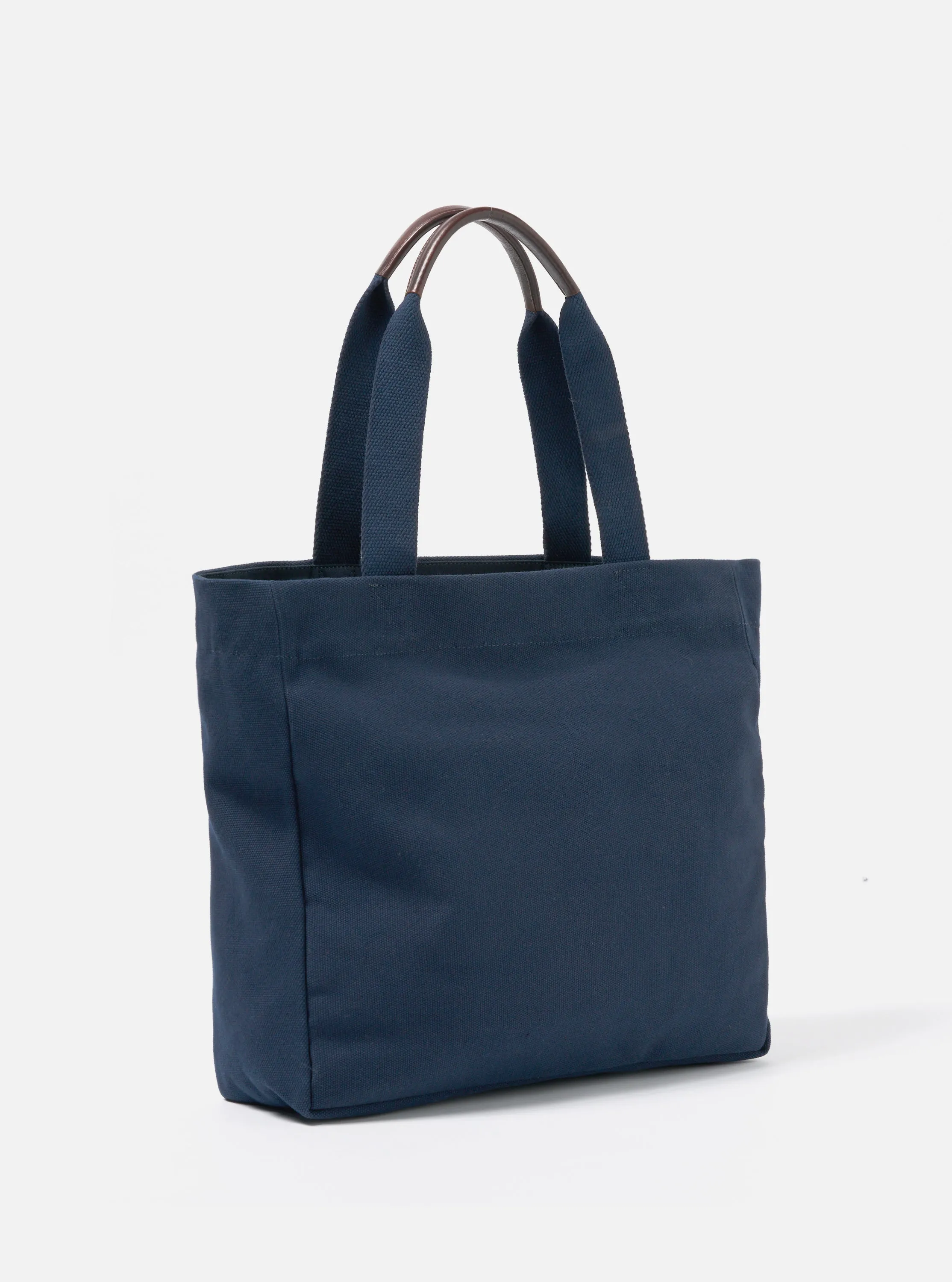 Universal Works Tote Bag in Navy Canvas