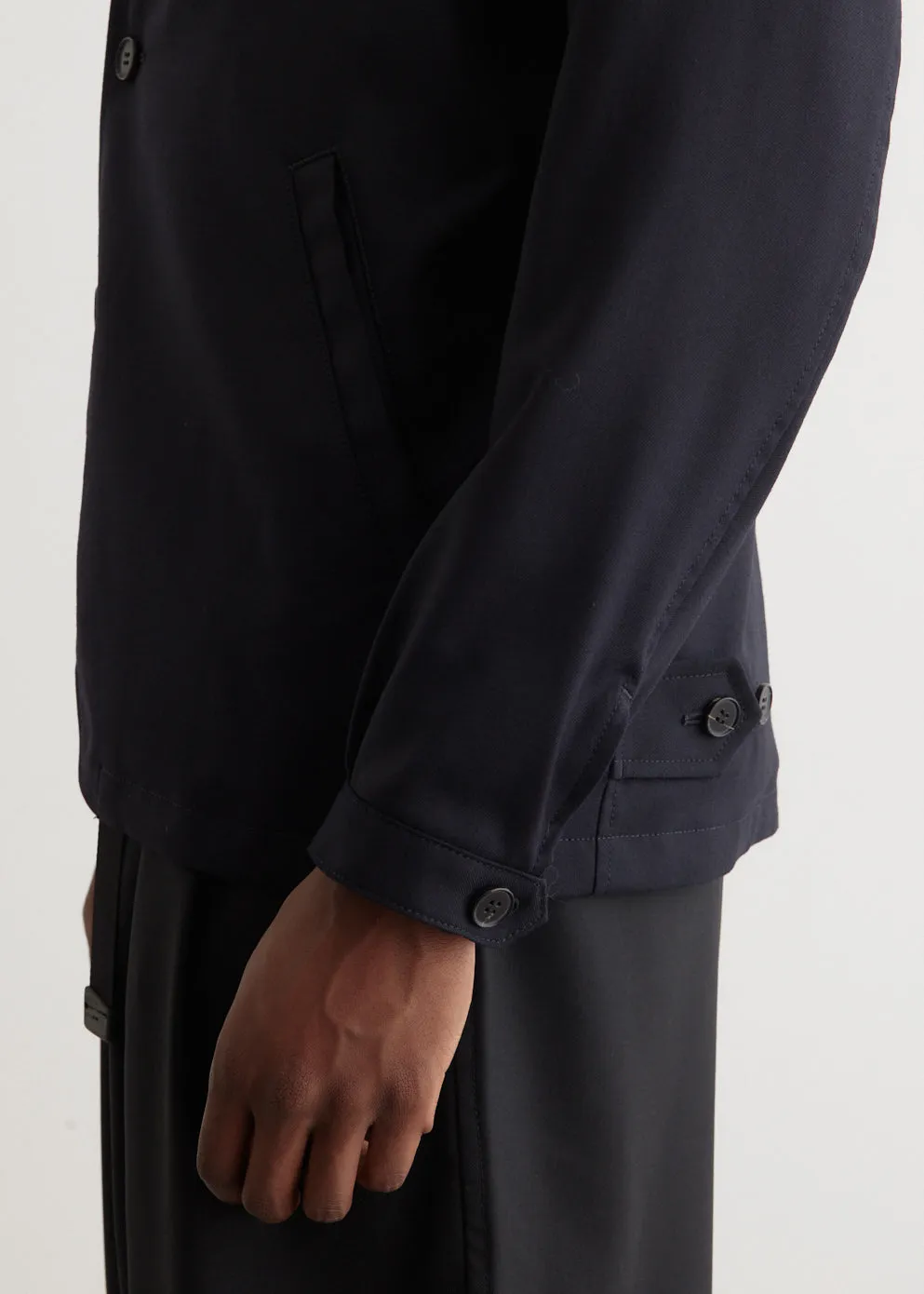 Wool Gabardine Sports Blazer