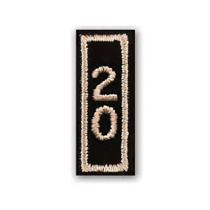 Year 20 Patch In Heritage Tan